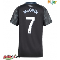 Camiseta Aston Villa John McGinn #7 Visitante Equipación para mujer 2025-26 manga corta